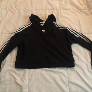 Women’s cropped adidas hoodie